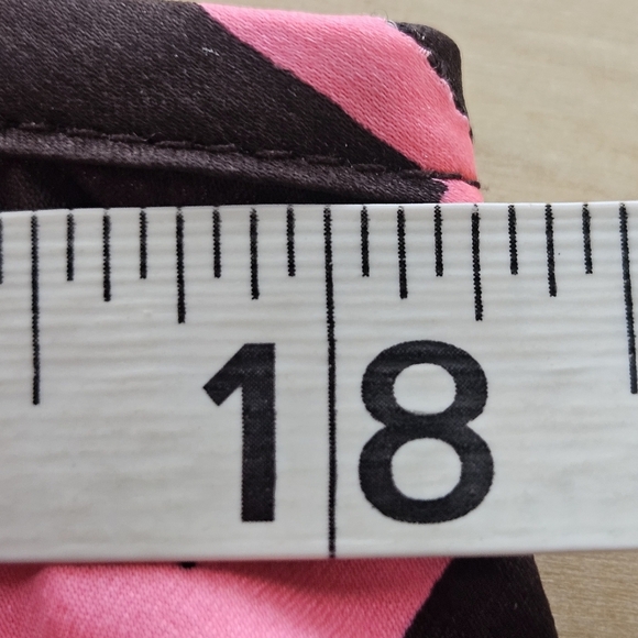 Alice & Trixie Silk Pink Orange Black Geometric Print Tank Top Size Large - Picture 6 of 9